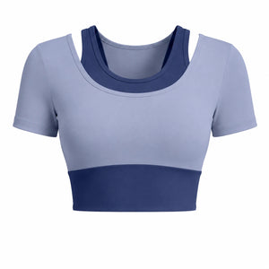 Colorblock Layered Activewear Set WHD0606323-JYMD035