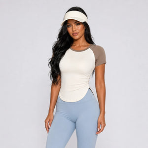 Raglan Ruched Active Top WHD0606324-JYMD045