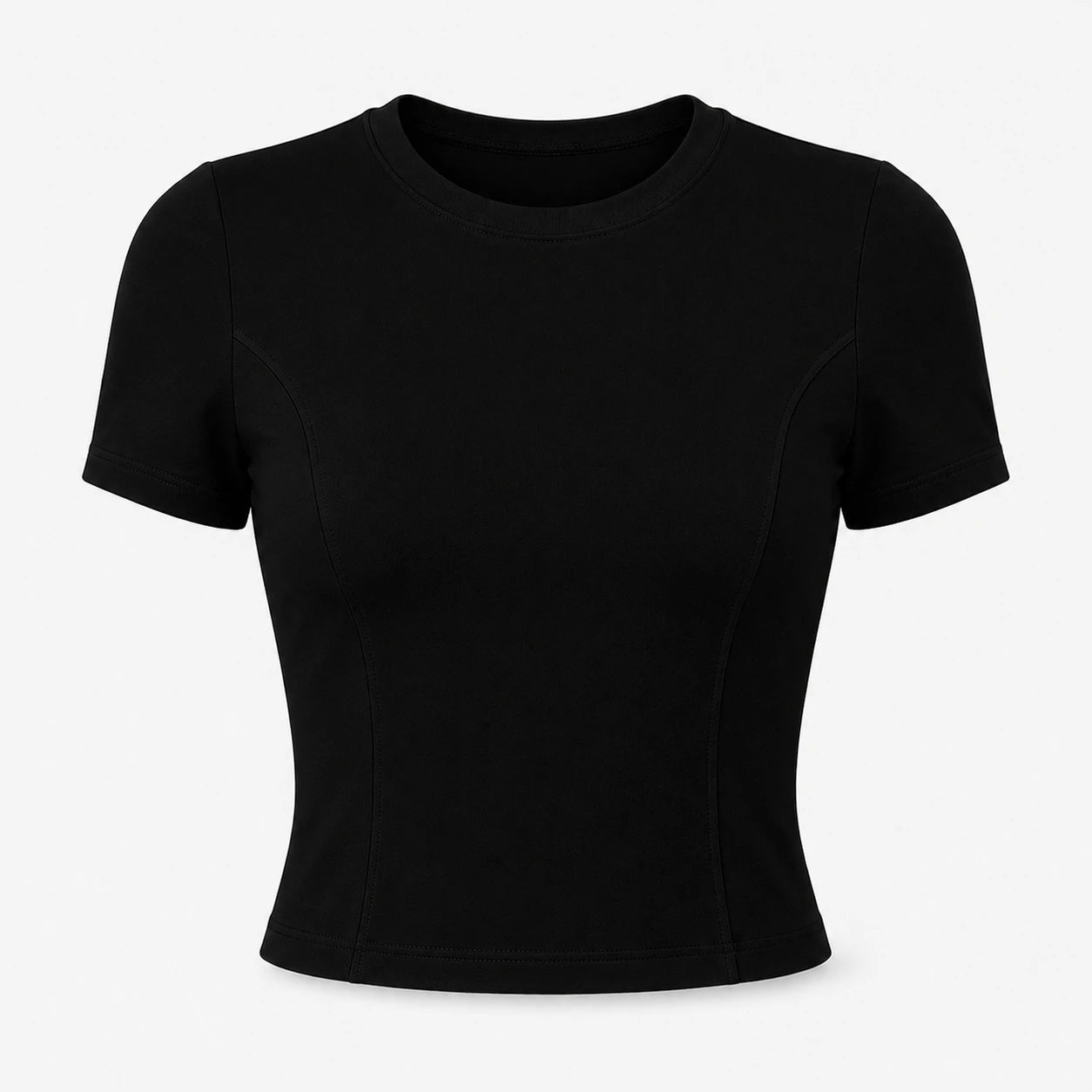Ruched Back Crop Tee WHD0606326-JYMD112
