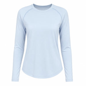Mesh Back Long Sleeve Top WHD0606337-JYWC024