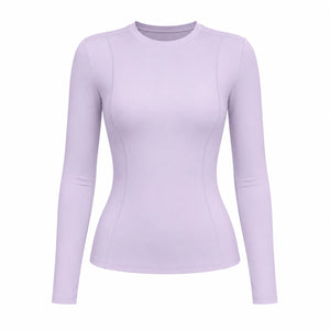 Contour Seam Long Sleeve Top WHD0606339-JYMC220