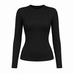 Contour Seam Long Sleeve Top WHD0606339-JYMC220