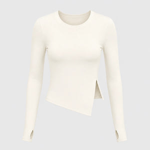 Asymmetric Side Slit Active Top WHD0606340-JYMC183