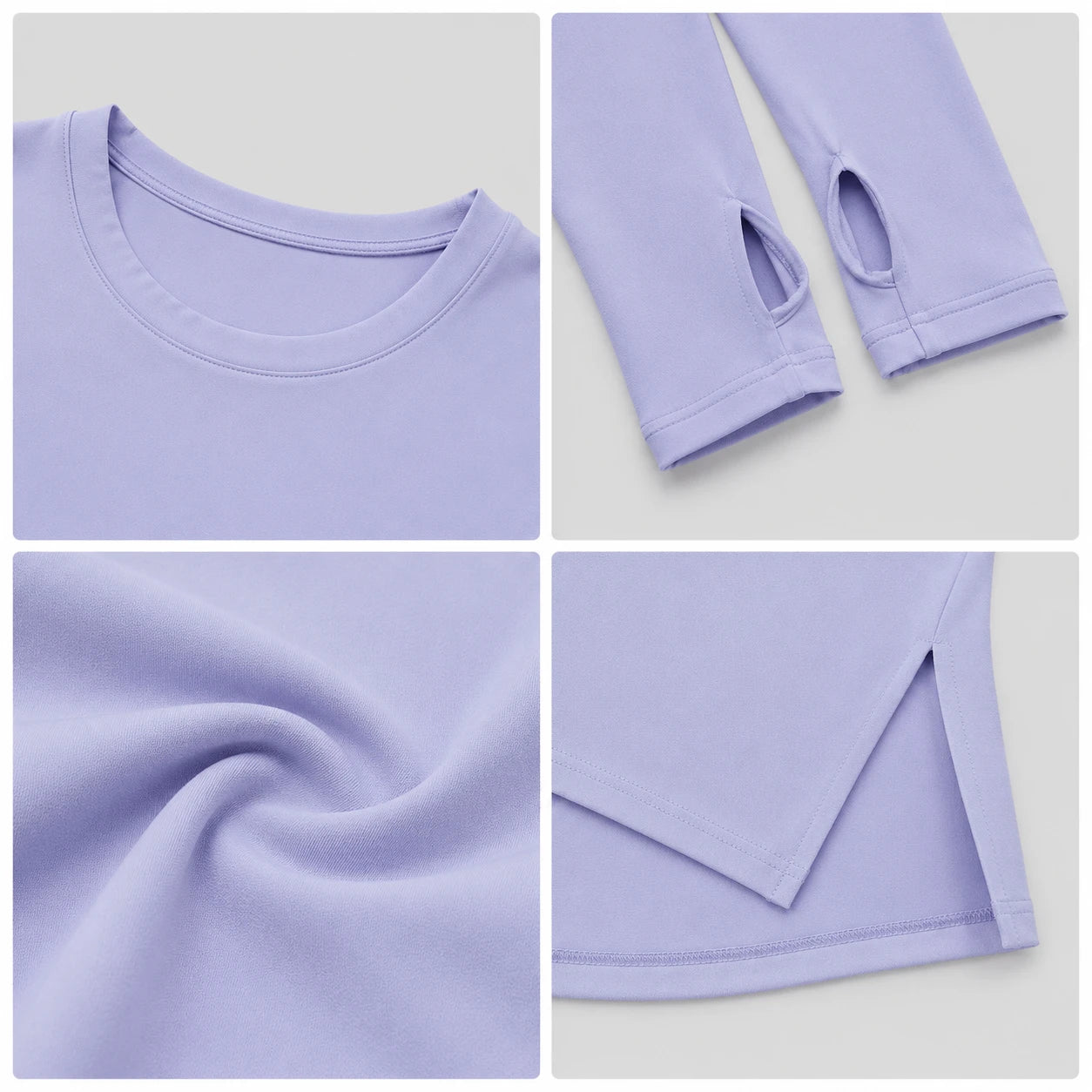 Asymmetric Side Slit Active Top WHD0606340-JYMC183