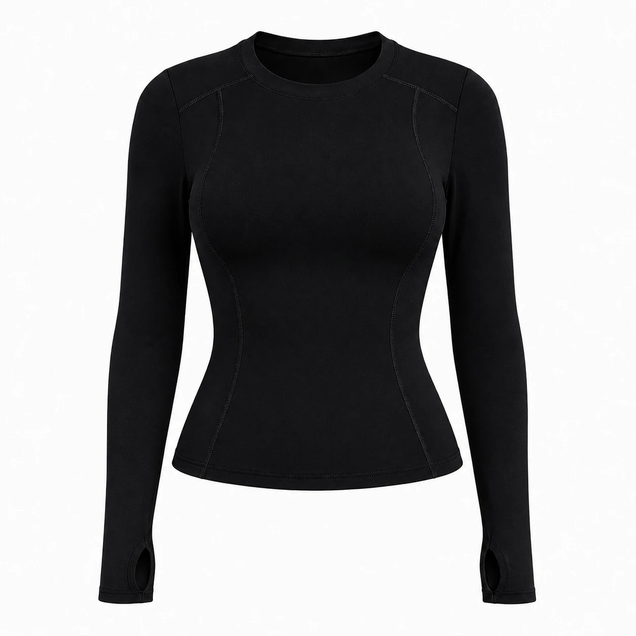 Fitted Thumbhole Active Top WHD0606341-JYMC176