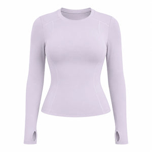 Fitted Thumbhole Active Top WHD0606341-JYMC176