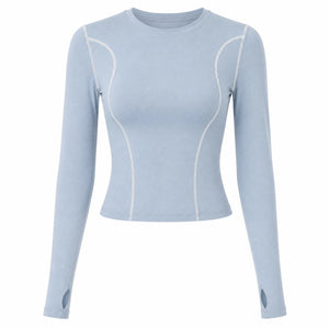 Contrast Seam Active Top WHD0606342-JYMC009