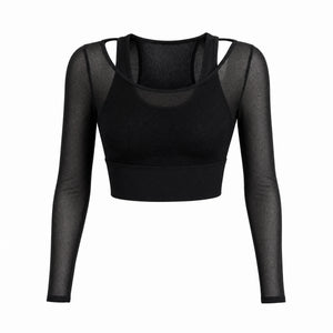 Sheer Mesh Active Top WHD0606344-JYMC104