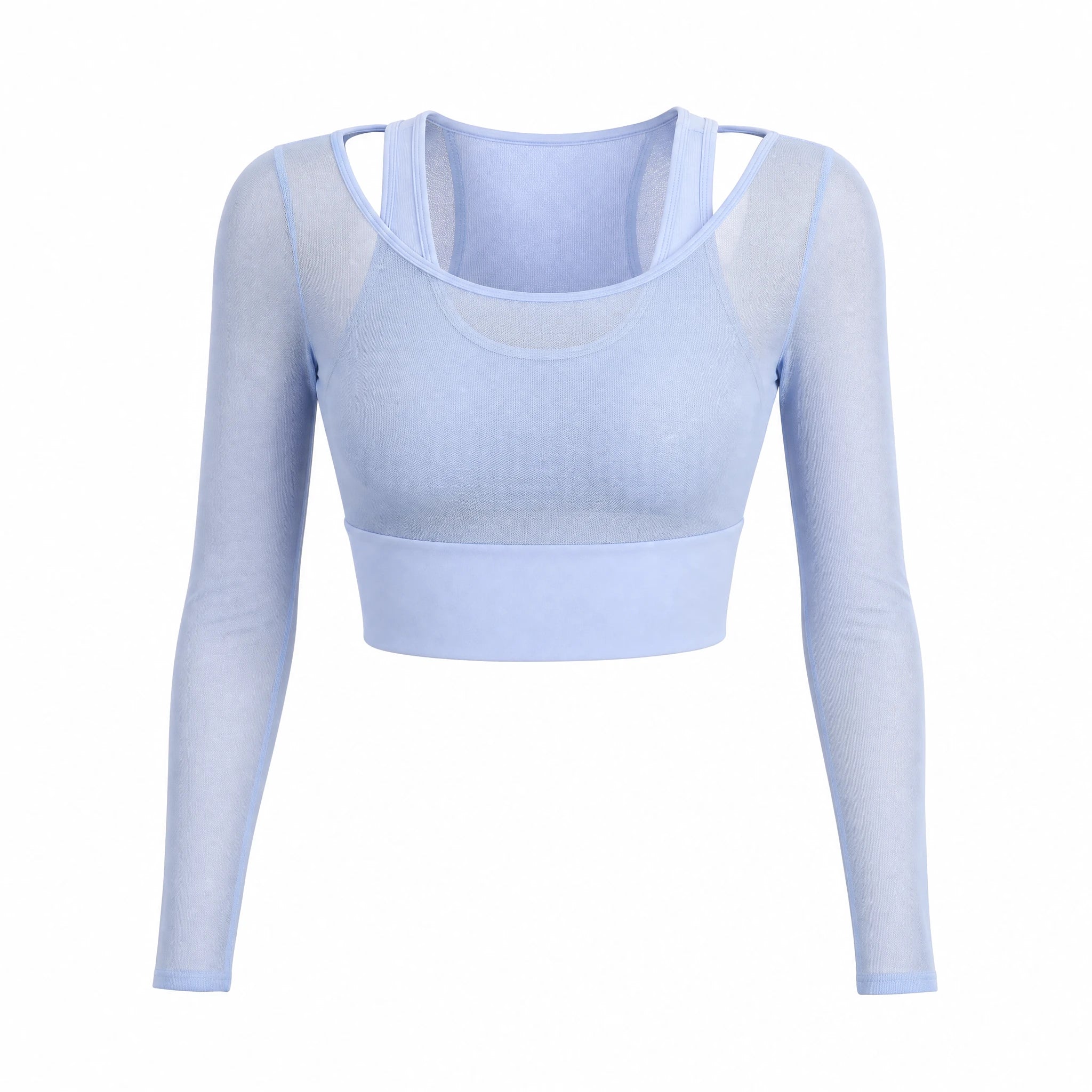 Sheer Mesh Active Top WHD0606344-JYMC104