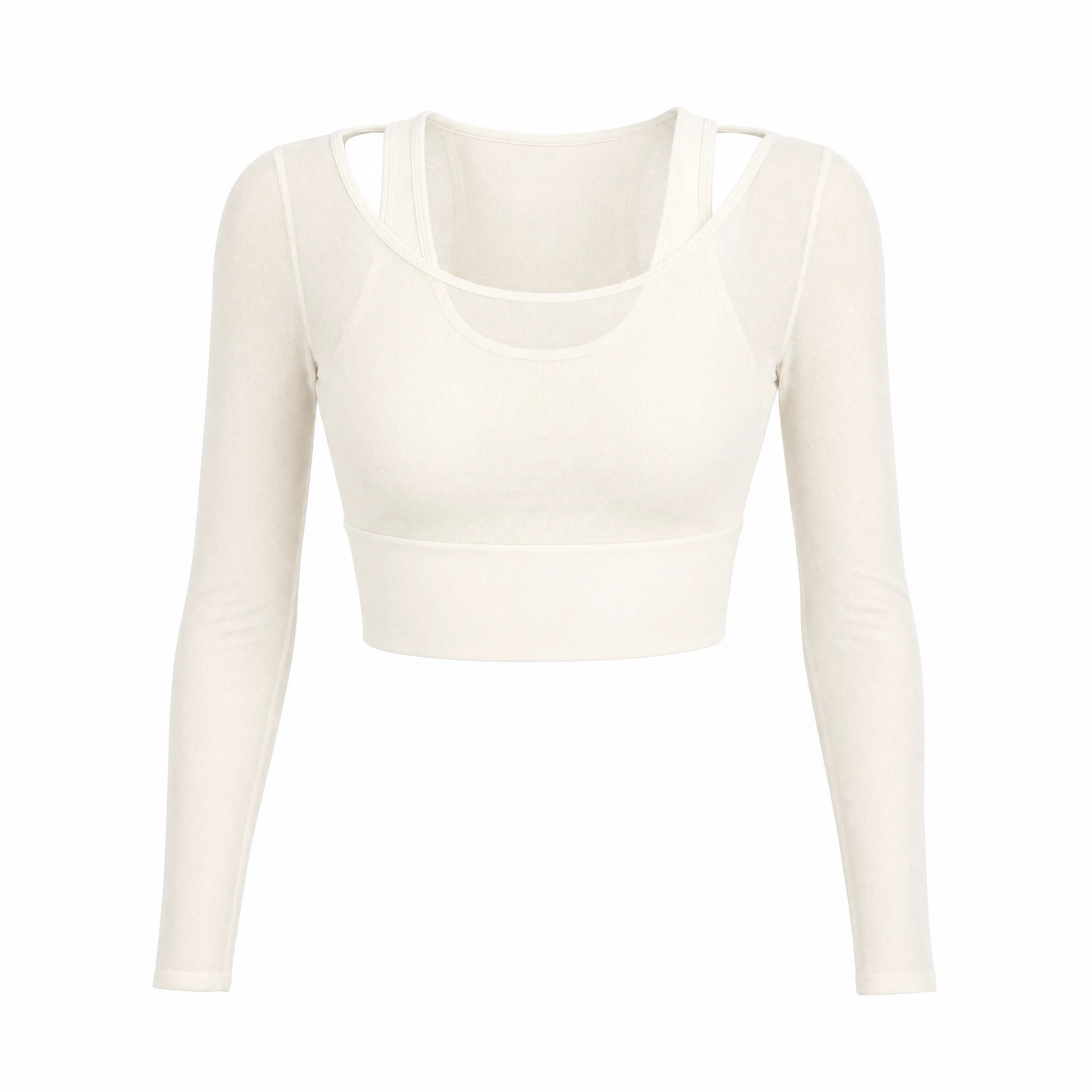 Sheer Mesh Active Top WHD0606344-JYMC104