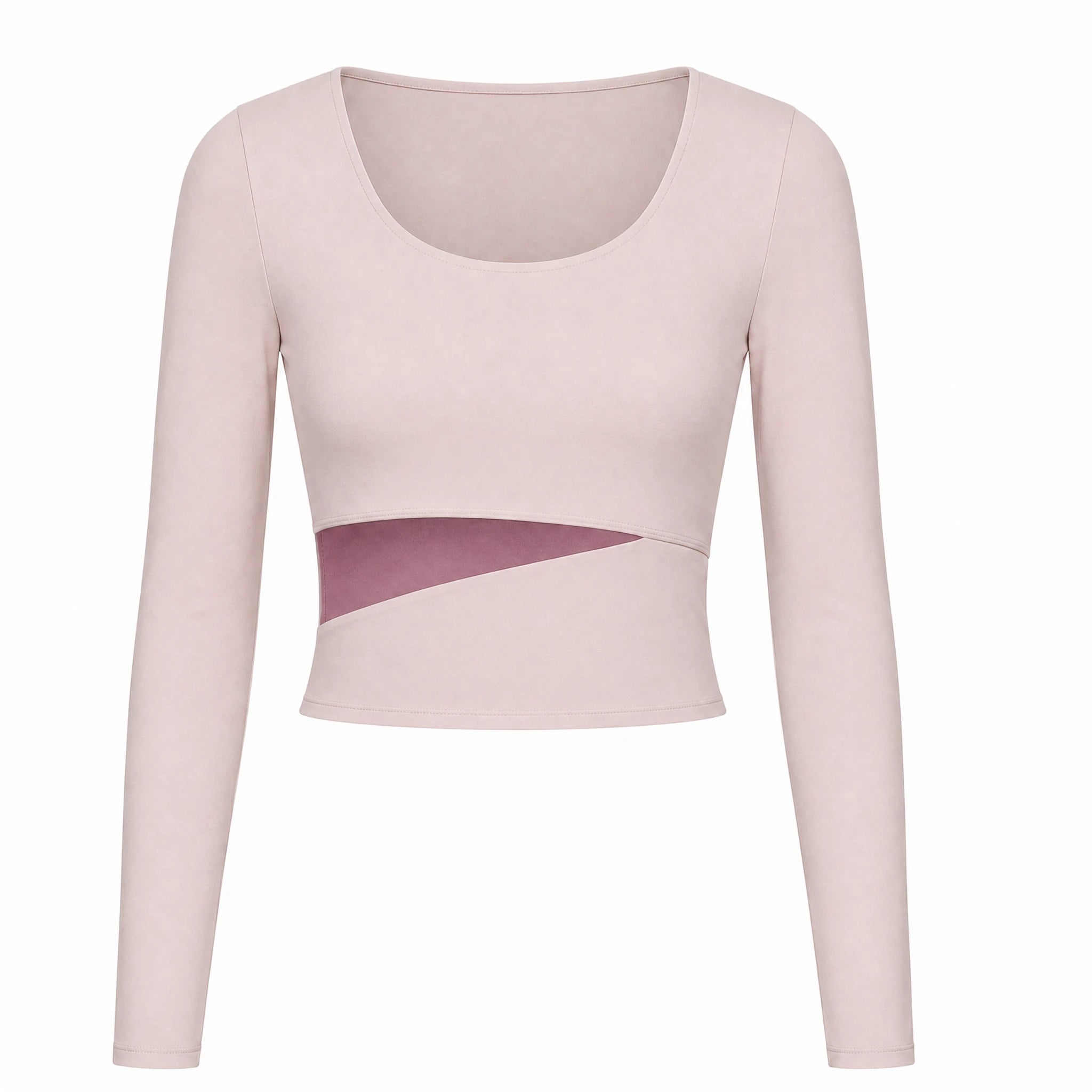 Asymmetric Cutout Long Sleeve Top WHD0606345-JYMC023