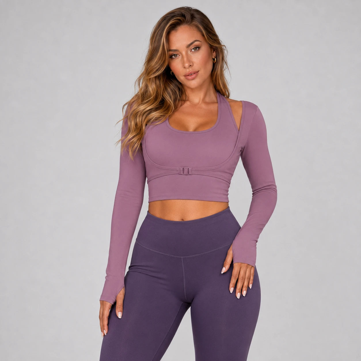 Cutout Buckle Active Top WHD0606346-JYMC015