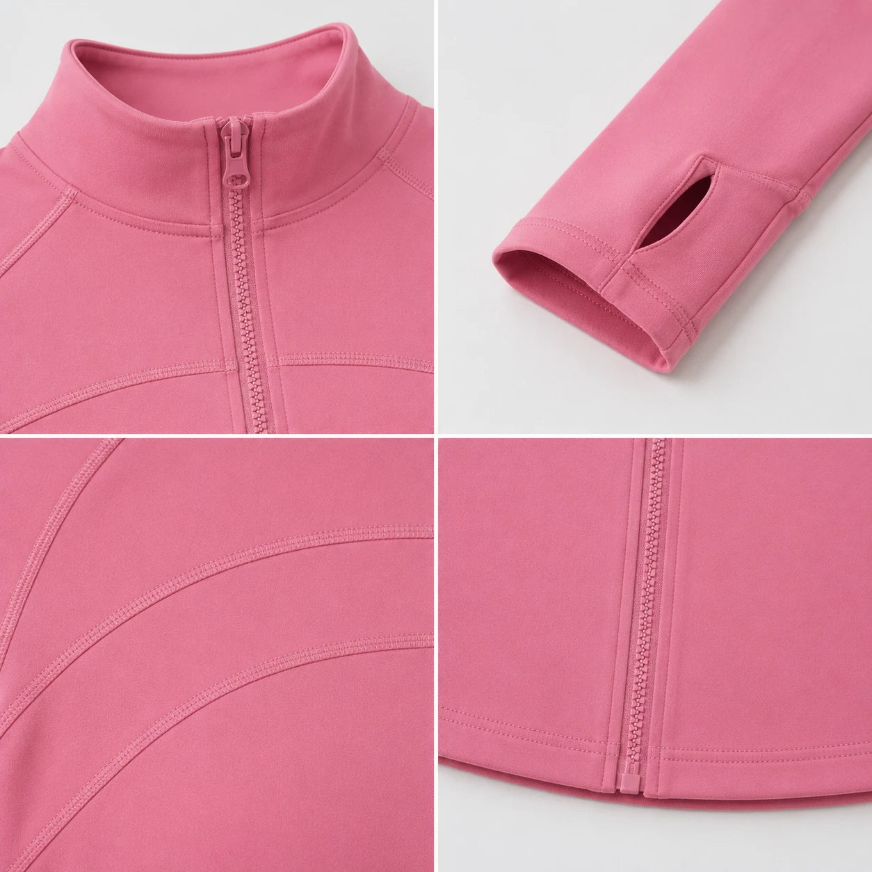 Pink Zip-Up Active Jacket WHD0606348-JYMW085