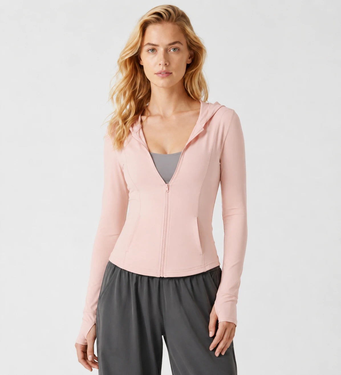 Hooded Zip Active Jacket WHD0606351-JYFWO05