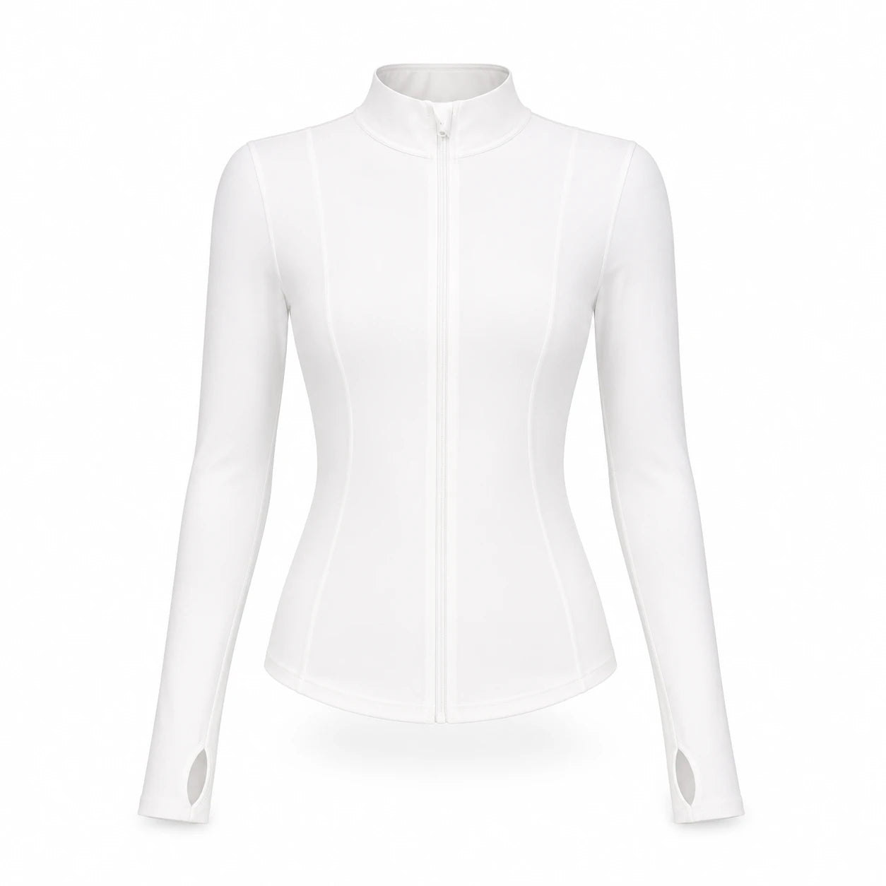 White Zip Active Jacket WHD0606352-JYFW028