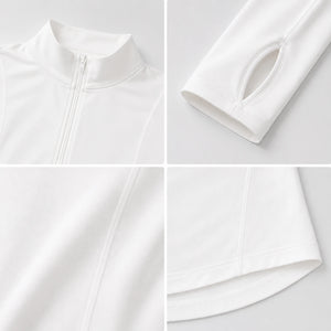 White Zip Active Jacket WHD0606352-JYFW028