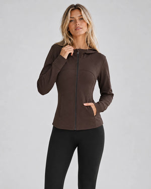 Hooded Zip Active Jacket WHD0606353-JYMW125