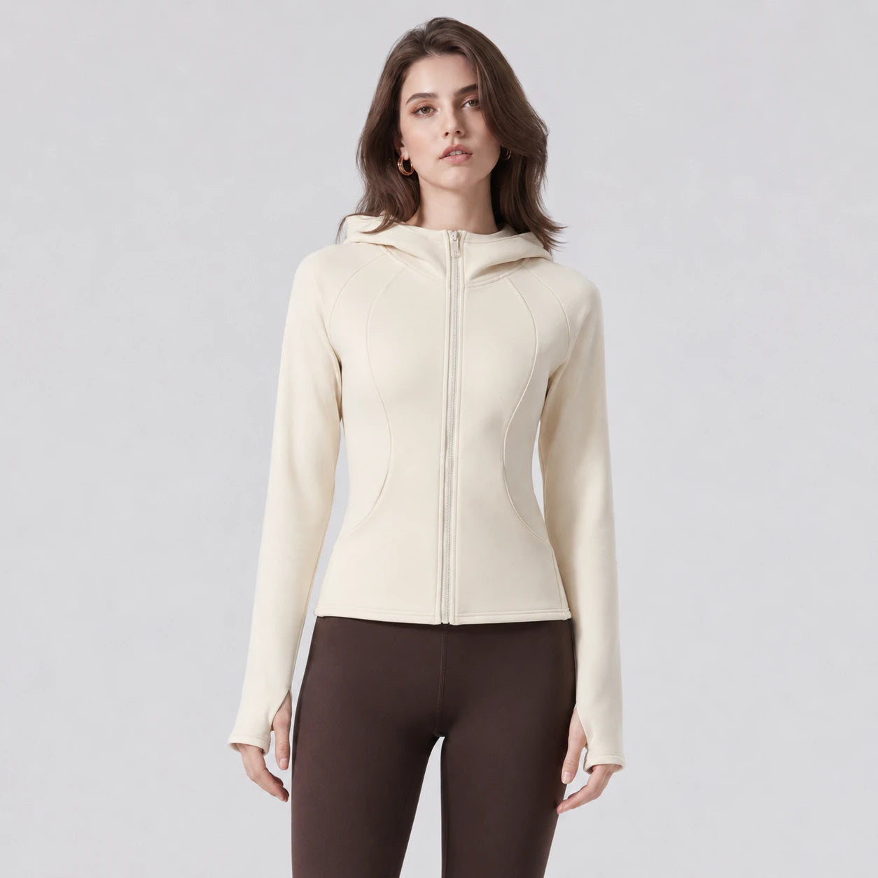 Hooded Zip Active Jacket WHD0606354-JYMW141