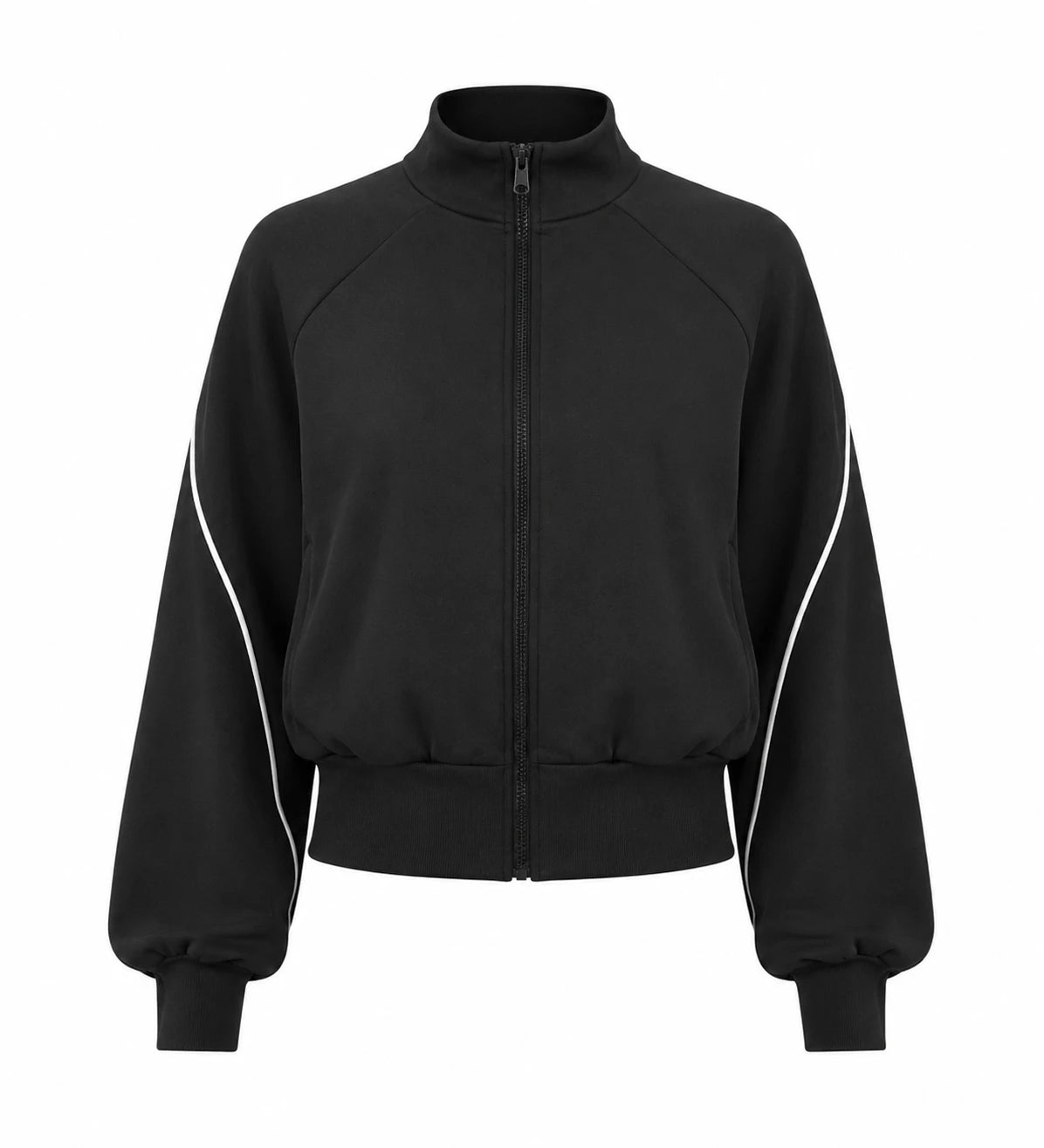 Contrast Piping Zip Jacket WHD0606356-JYMW194