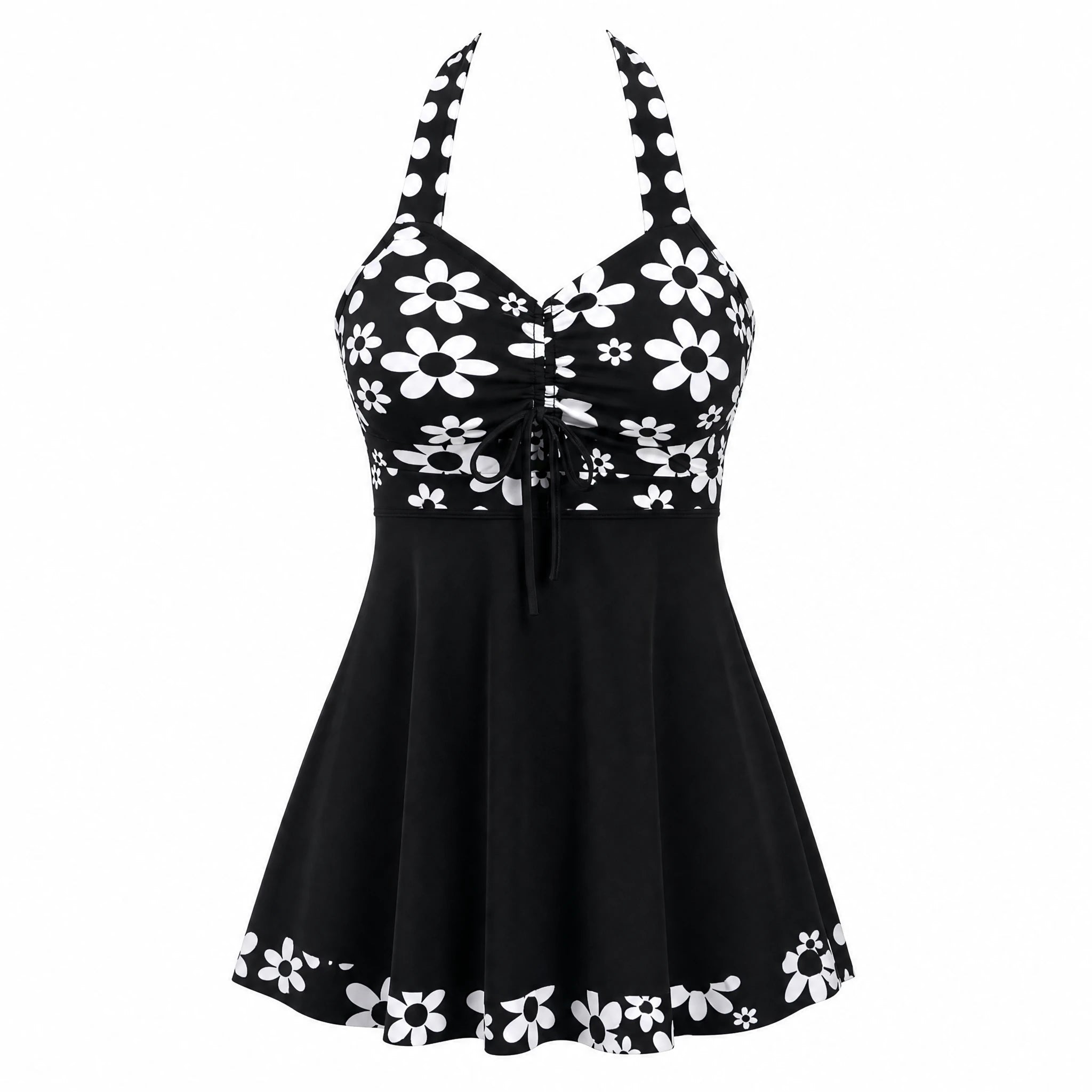 Floral Halter Swim Dress WHD0606364-KA-P524-01