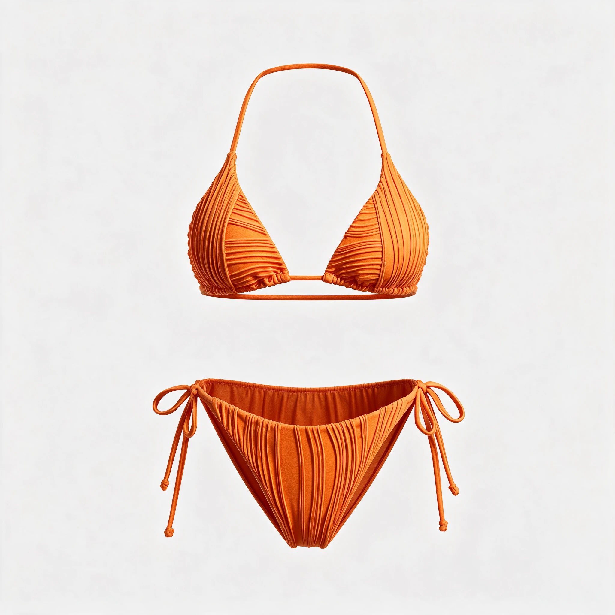 Ruched Triangle Bikini Set WHD0606371-KA-P159-11