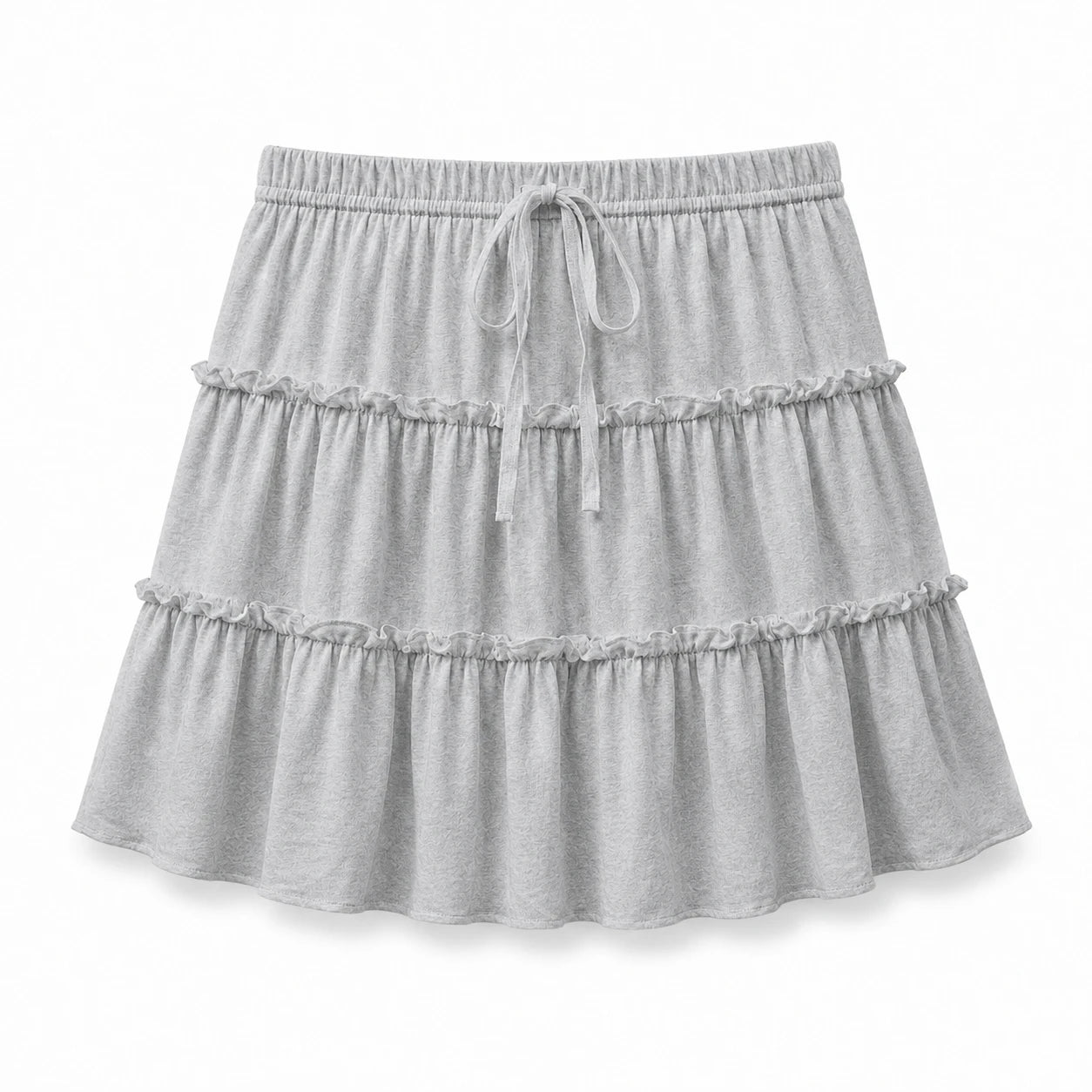 Tiered Ruffle Mini Skirt WHD0606389
