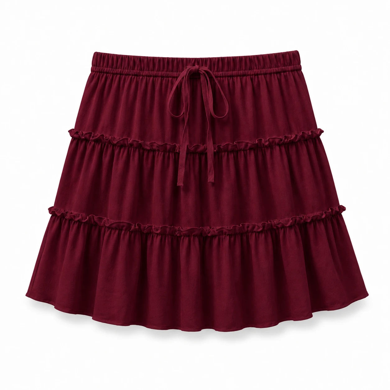 Tiered Ruffle Mini Skirt WHD0606389