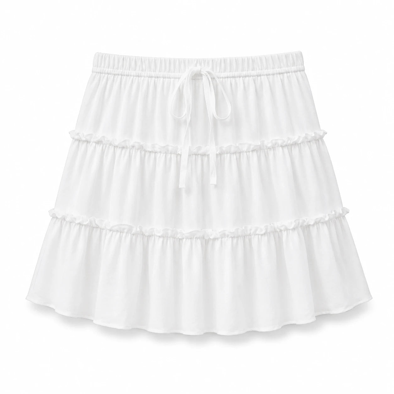 Tiered Ruffle Mini Skirt WHD0606389