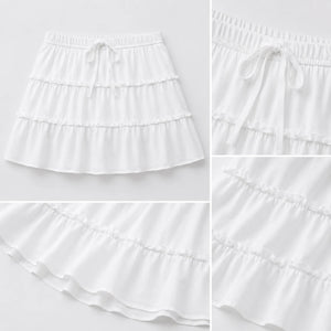 Tiered Ruffle Mini Skirt WHD0606389
