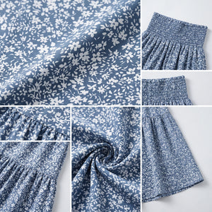 Ditsy Floral Tiered Maxi Skirt WHD0606396