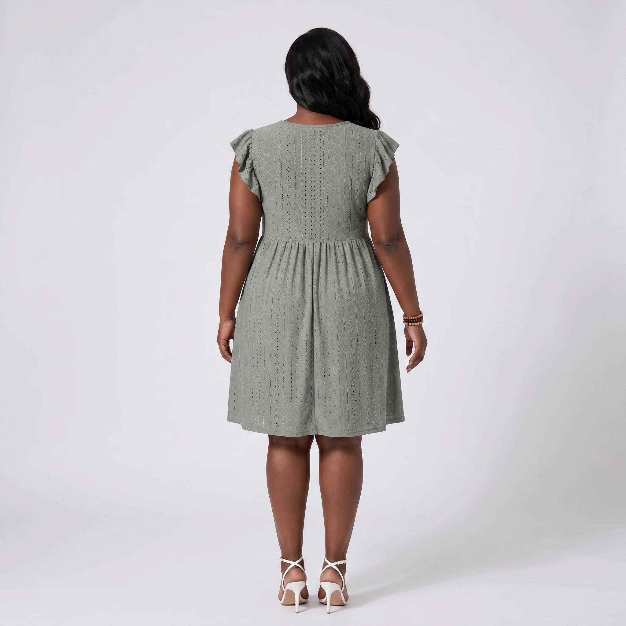Eyelet Crisscross Babydoll Dress WHD0606401