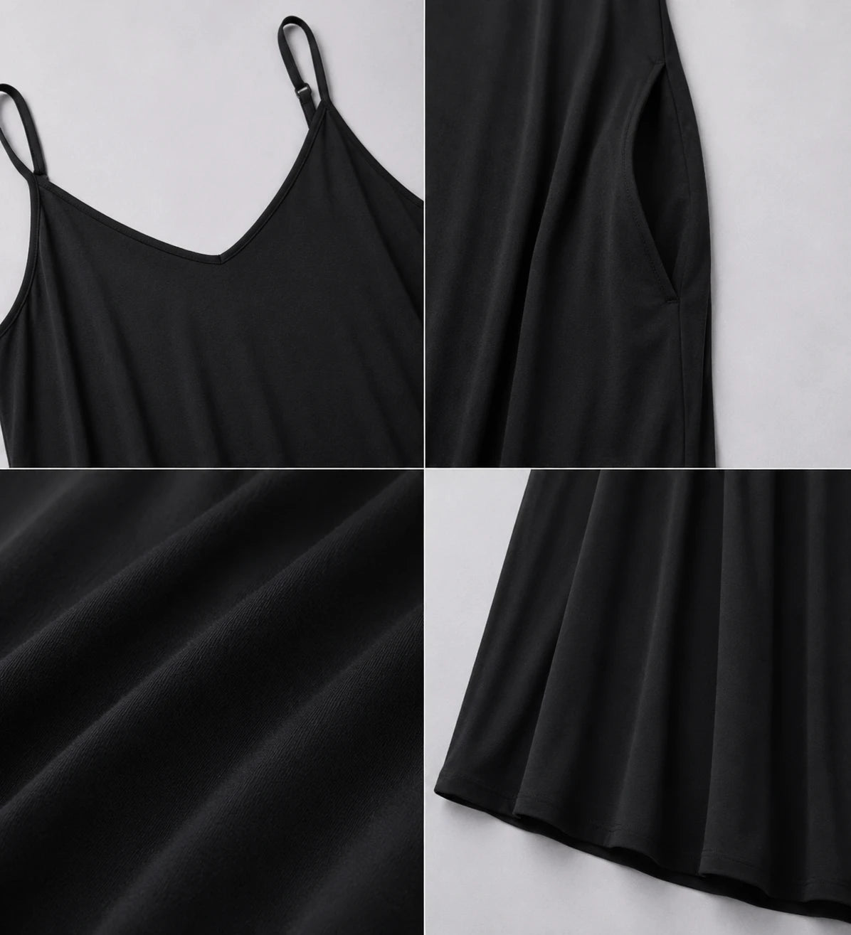V-Neck Cami Maxi Dress WHD0606402