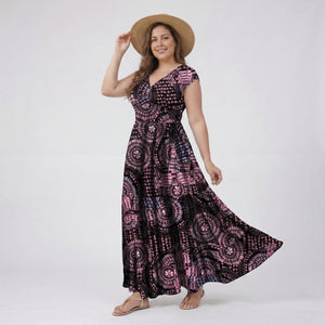 Boho Print Maxi Dress WHD0606406