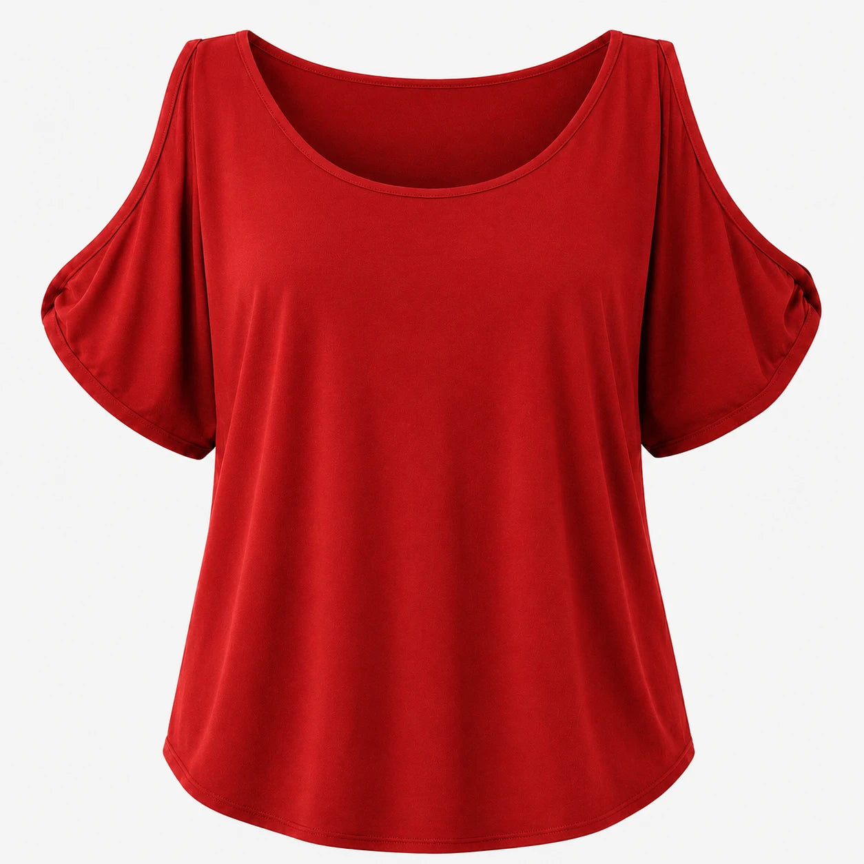 Cold Shoulder Loose Fit Top WHD0606409