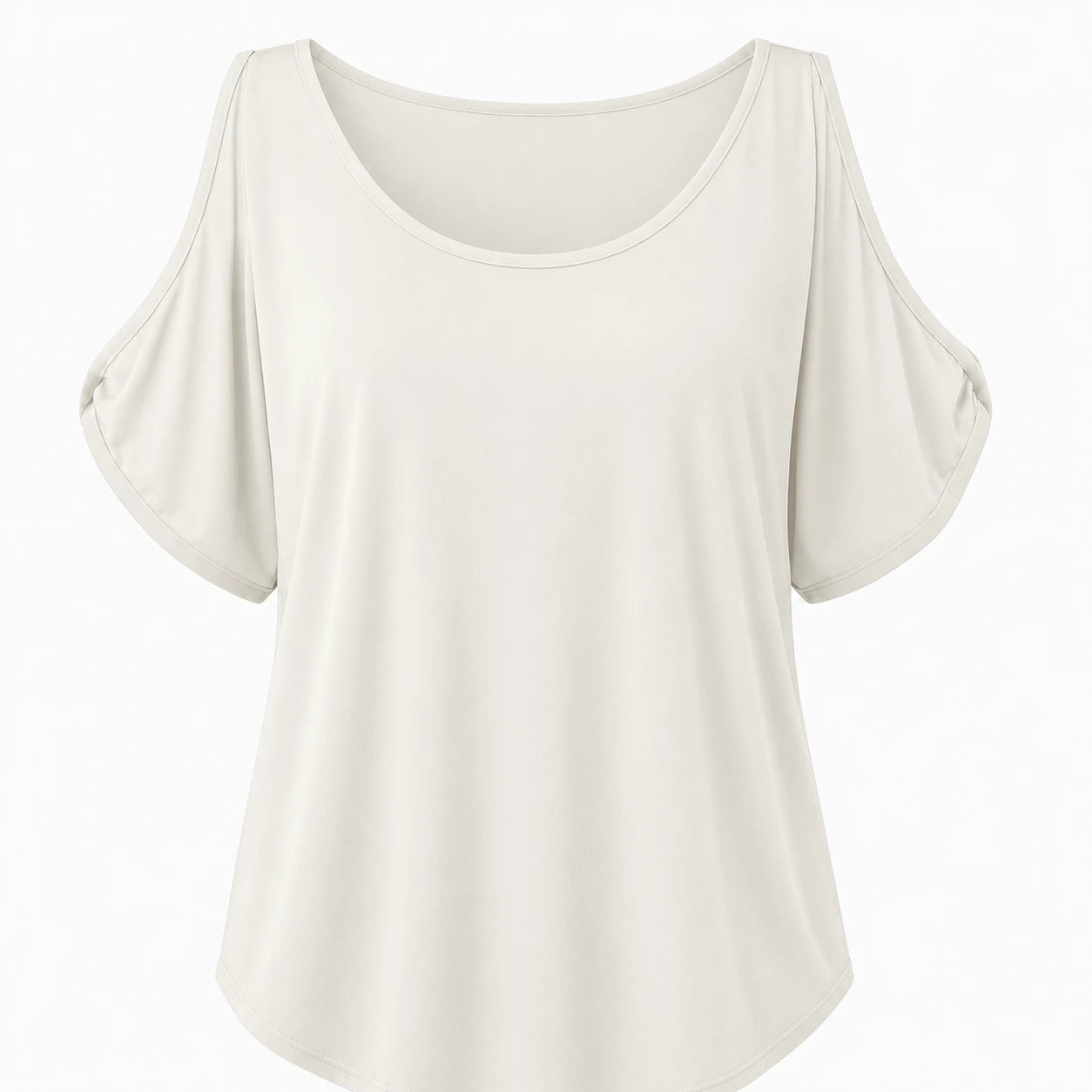 Cold Shoulder Loose Fit Top WHD0606409