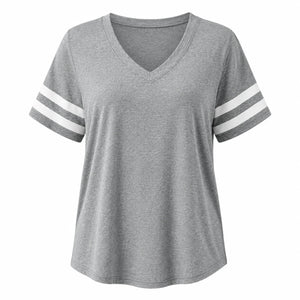 Varsity Stripe V-Neck Tee WHD0606410