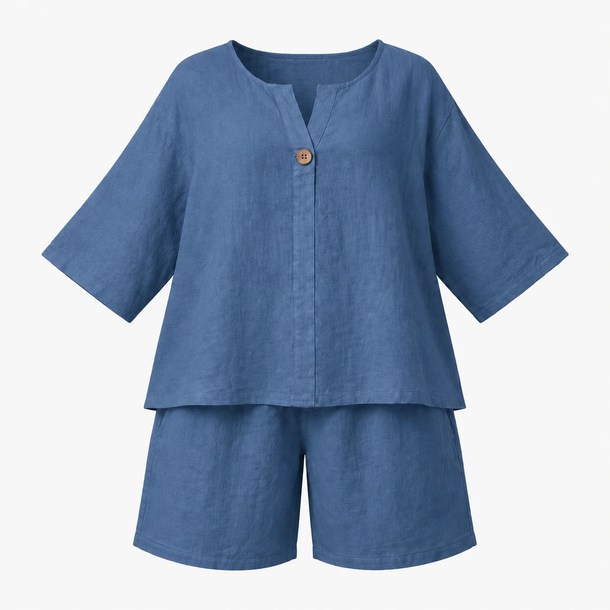 Linen-Look Short Set WHD0606425