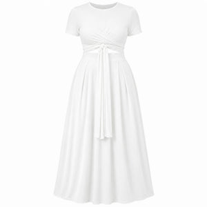 Twist Front Maxi Skirt Set WHD0606426