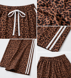 Leopard Wide Leg Pants WHD0606427