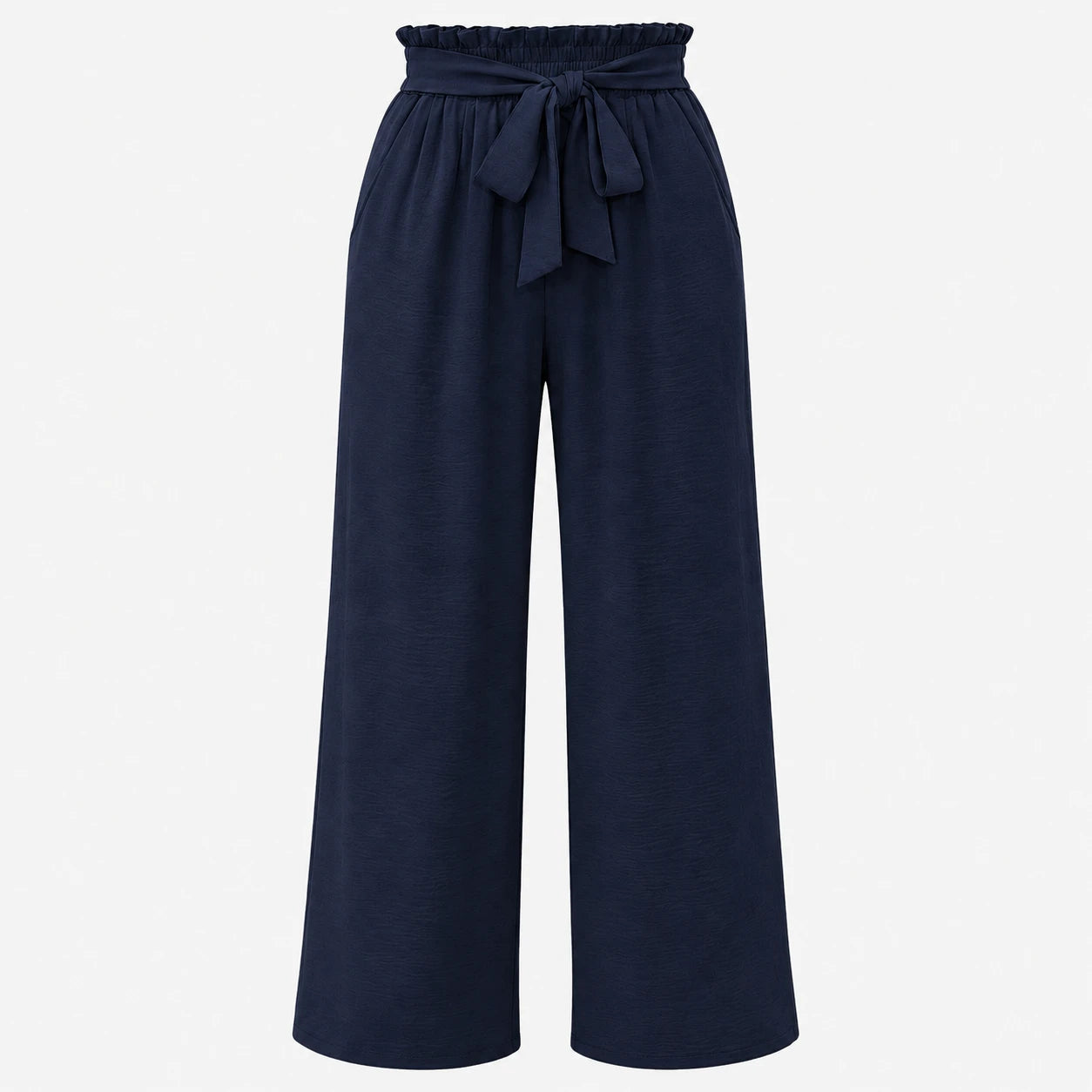 Tie Waist Wide Leg Pants WHD0606430