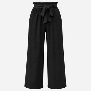 Tie Waist Wide Leg Pants WHD0606430