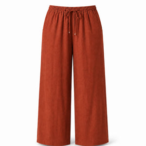 Drawstring Wide Leg Pants WHD0606431