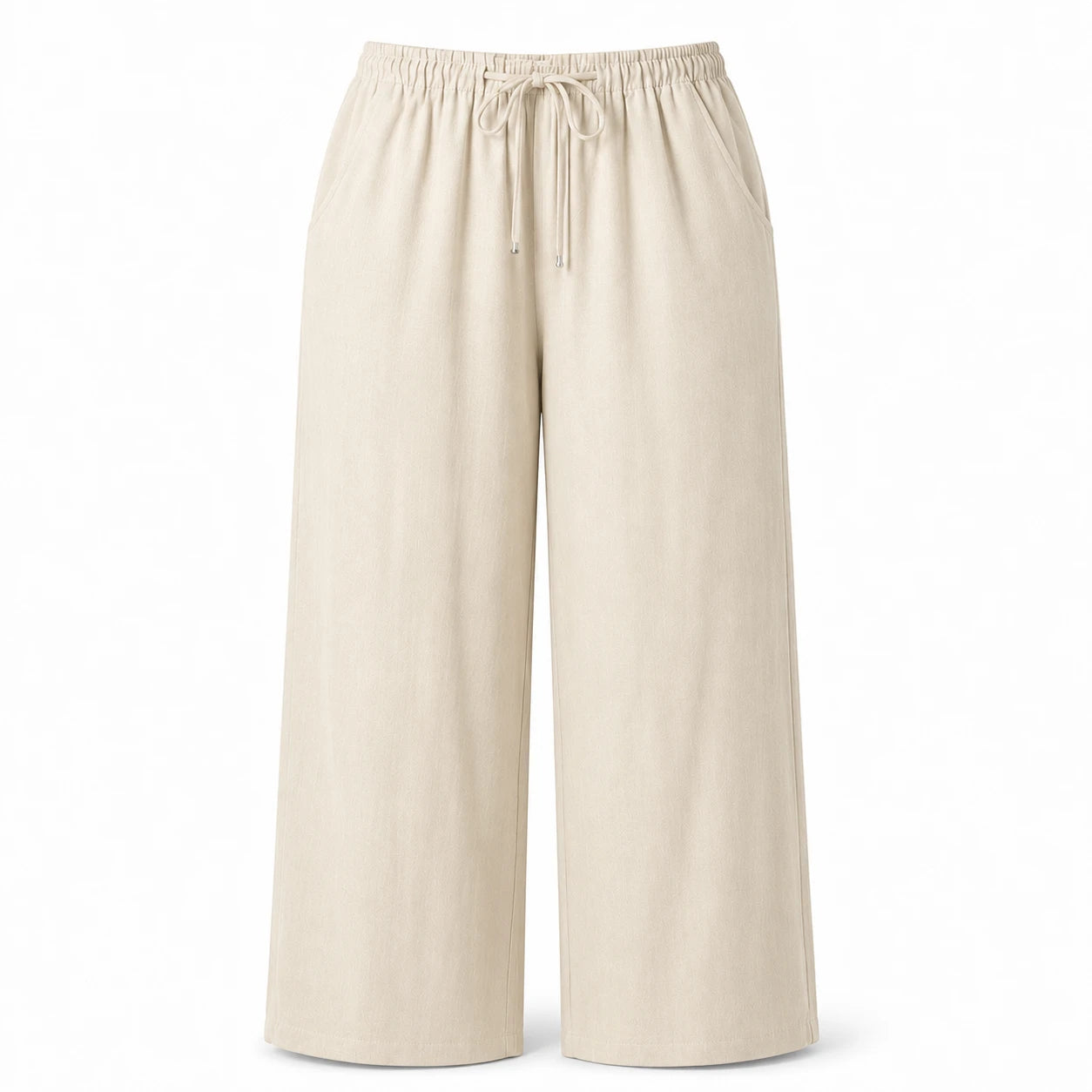 Drawstring Wide Leg Pants WHD0606431