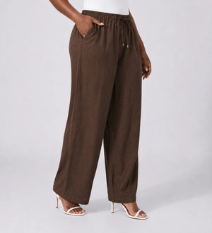 Drawstring Wide Leg Pants WHD0606431
