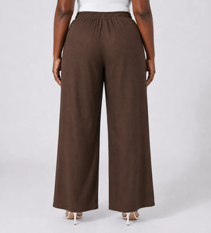 Drawstring Wide Leg Pants WHD0606431