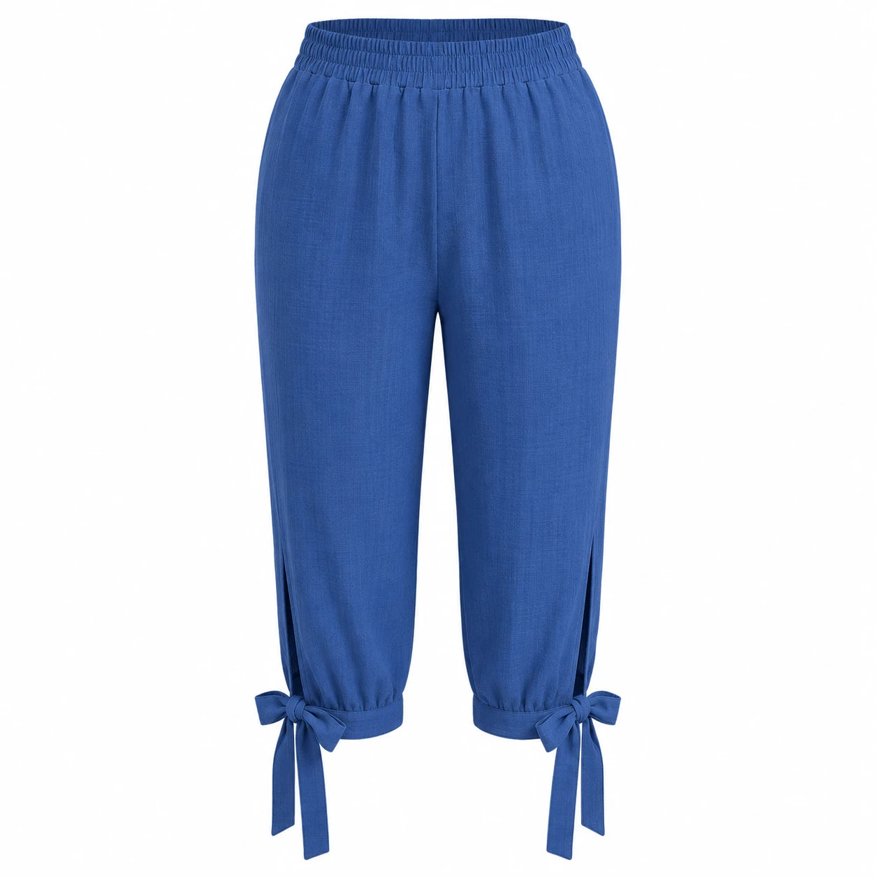 Tie Hem Capri Pants WHD0606434