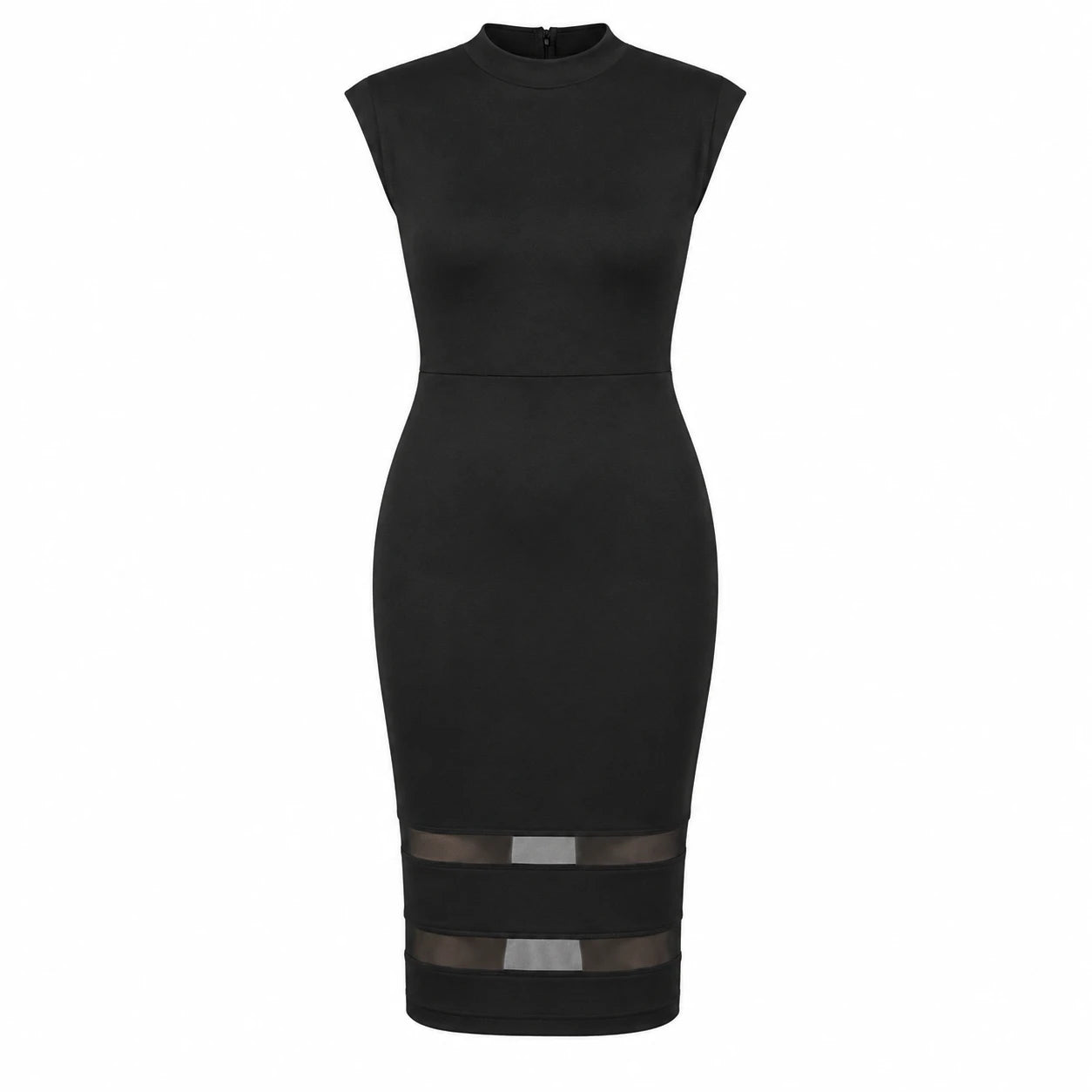Mesh Hem Bodycon Dress WHD0606438
