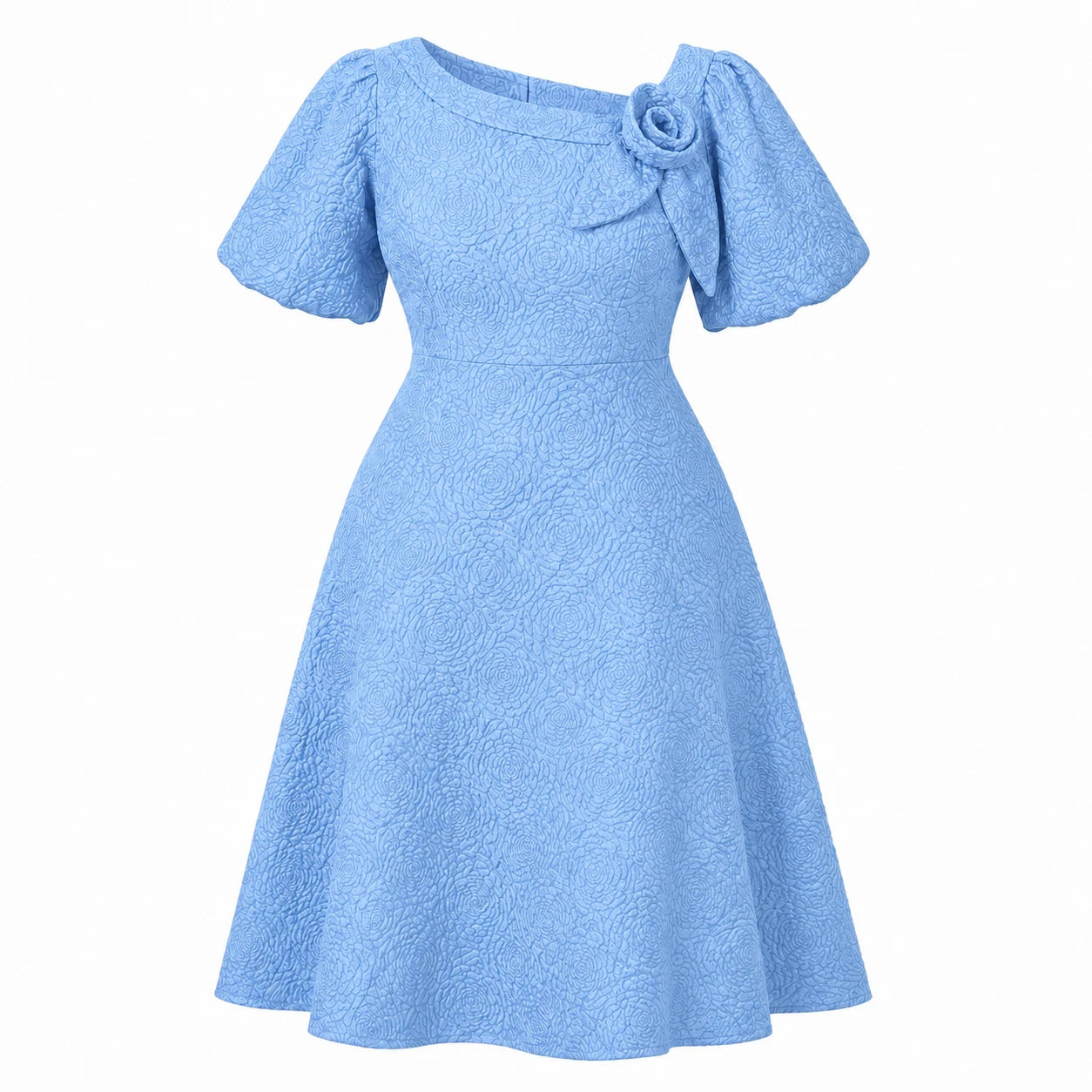 Emerald Jacquard Midi Dress WHD0606443