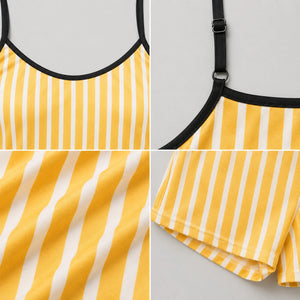 Striped Cami Shorts Set WHD0606449