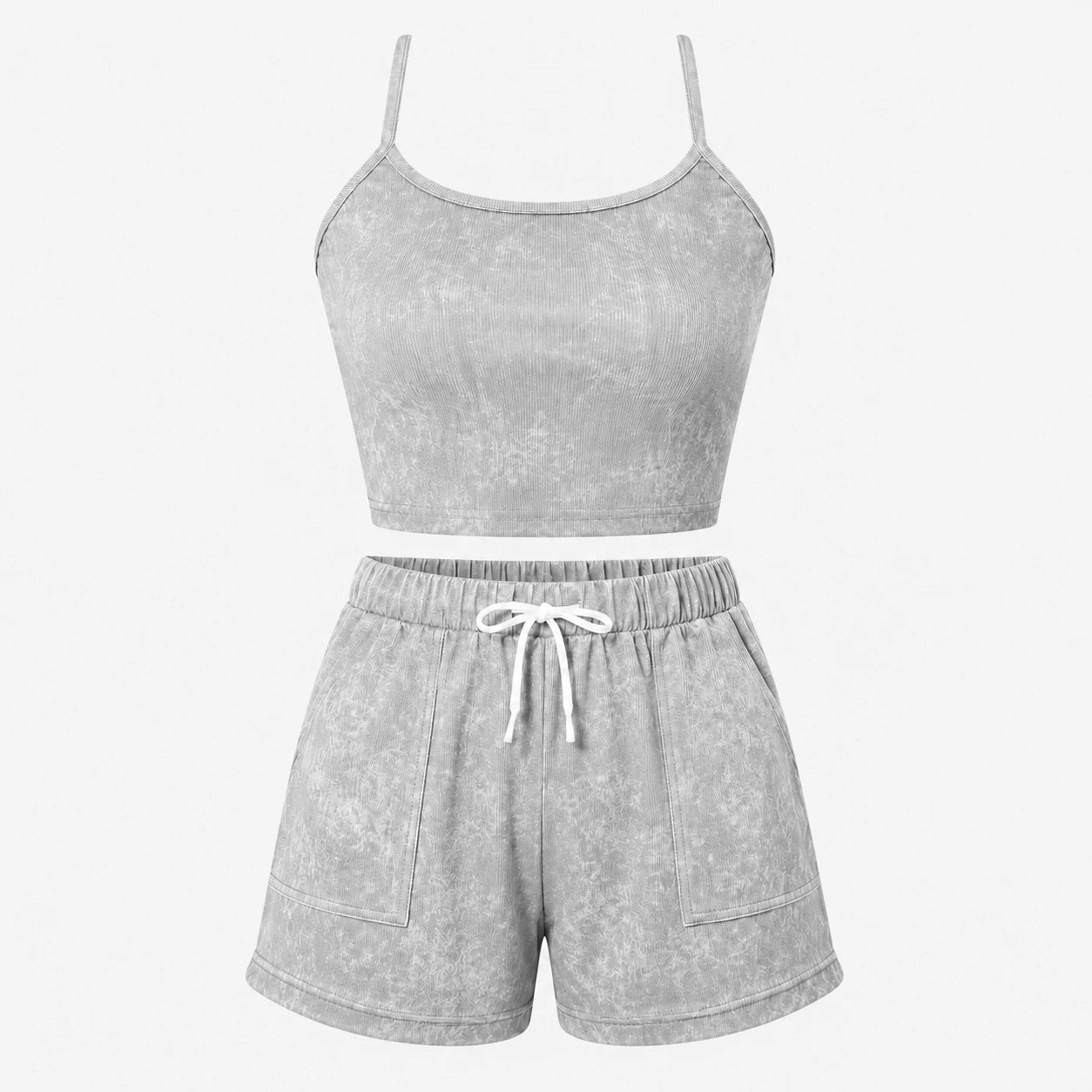 Pink Halter Shorts Set WHD0606455